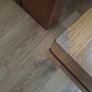 Large Solid Walnut Dining Table plus two benches Image 8