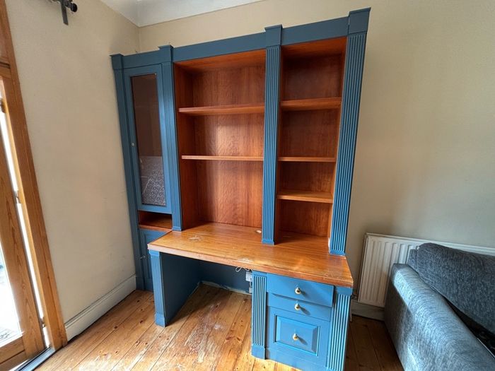 Built in Home Office and display cabinet
