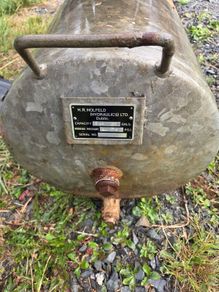 water pump and pressure tank for a well.