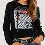 Fabulous Black Hoodie with silver Studs size 14 Image 4