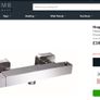 Shower Valve Thermo Bar | Square, Chrome Image 3