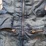 Vintage Retro Bib overall vintage jumpsuit playsuit dungaree straight leg size S 10 electric piknic Image 4