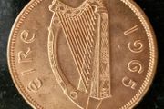 Ireland 1965 Excellent Penny coin