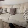 3 seater cream sofa for sale Image 5