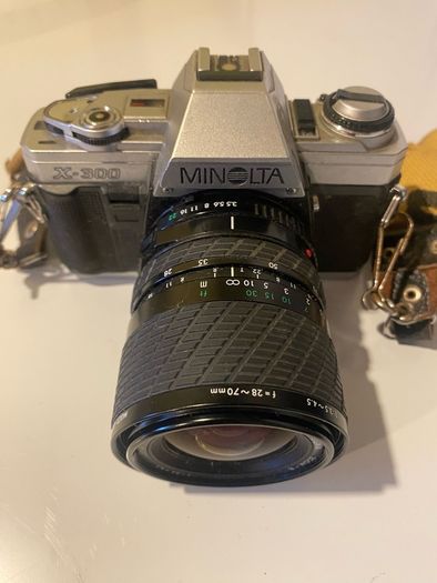 Minolta X-300 Camera with Sigma 28-70 lens