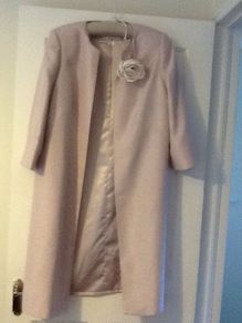 Silk dusty pink Jacques Vert coat
