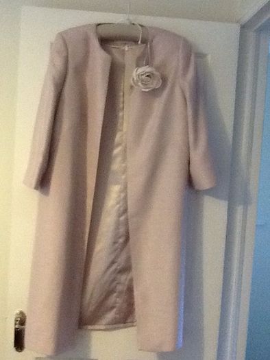 Silk dusty pink Jacques Vert coat