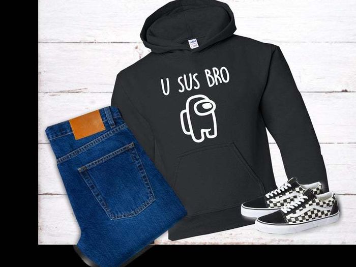 You sus bro Among Us Hoodie Adult Youth Kids Gaming hoodie Among us Thats sus hoodie Among Us Hoodie
