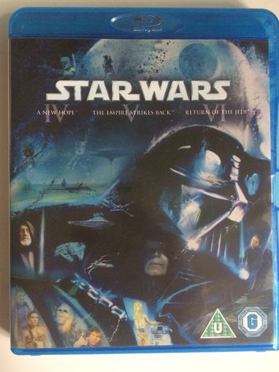 Star Wars (Trilogy Boxset - Movies 4-6) [George Lucas Films) Harrison Ford, Mark Hamill & Carrie Fisher [Blu-ray 3xMovies]