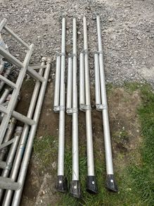 Aluminium scaffolding, aluminium tower, scaffolding stabiliser bars