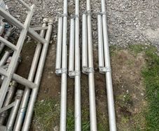 Aluminium scaffolding, aluminium tower, scaffolding stabiliser bars