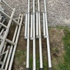 Aluminium scaffolding, aluminium tower, scaffolding stabiliser bars