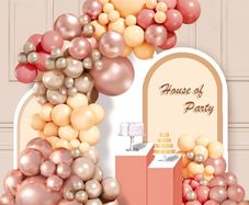 NEW SALE | Balloon Arch Kit, 132 Pcs Apricot Balloon Arch with Sizes of 18 Inch,12 Inch, 10 Inch, 5 Inch for Balloon Garland as Birthday Decorations, Wedding Decorations, Baby Shower Decorations