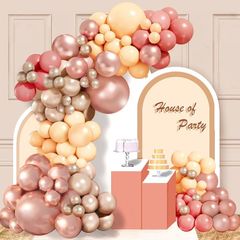 NEW SALE | Balloon Arch Kit, 132 Pcs Apricot Balloon Arch with Sizes of 18 Inch,12 Inch, 10 Inch, 5 Inch for Balloon Garland as Birthday Decorations, Wedding Decorations, Baby Shower Decorations