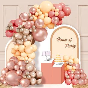 NEW SALE | Balloon Arch Kit, 132 Pcs Apricot Balloon Arch with Sizes of 18 Inch,12 Inch, 10 Inch, 5 Inch for Balloon Garland as Birthday Decorations, Wedding Decorations, Baby Shower Decorations