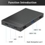 Dual Bay M.2 NVMe SSD Enclosure USB 3.2 Gen2 10Gbps Type-C Image 3