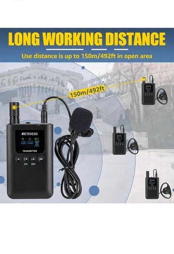 Wireless "Tour Guide" Headsets x7