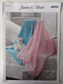 Knitting Pattern - Triangular Baby Wraps