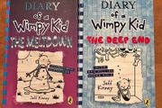 Diary Of A Wimpy Kid, Books 13&amp;15 , The Meltdown and The Deep End by Jeff Kinney