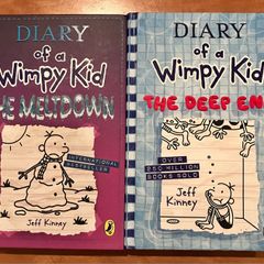 Diary Of A Wimpy Kid, Books 13&15 , The Meltdown and The Deep End by Jeff Kinney
