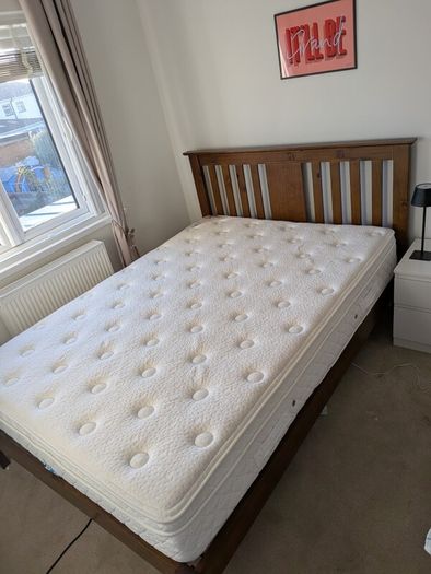Ez living double bed and mattress