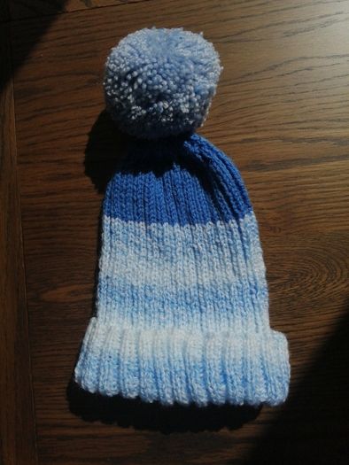 hand knitted adults bobble hats