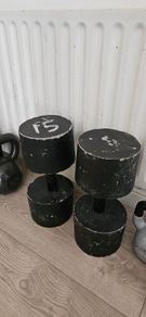 Dumbbells 15kg Concrete
