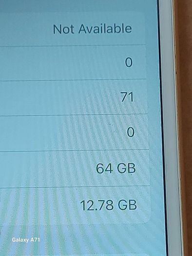 Apple IPHONE 6s, White, 64GB, Battery Health 81%, in excellent cosmetic condition