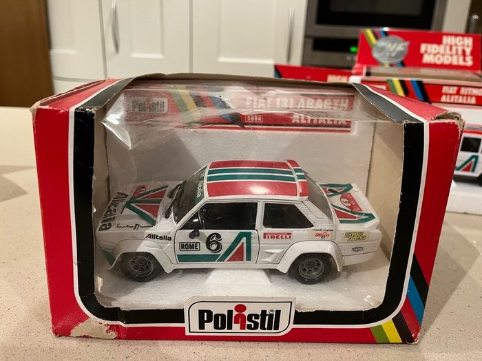 Fiat Rally Alitalia 1/25 Rare Polistil