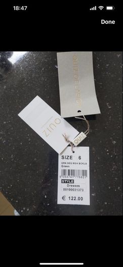 Debs dress size 6