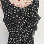 Polka Dot M&s Dress Uk 12 Image 7