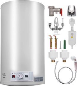 Electric Hot Water Tank 2 kW, Water Heater 45 L, Temperature Adjustment