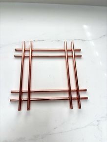 Selection of used rose gold kitchen accessories