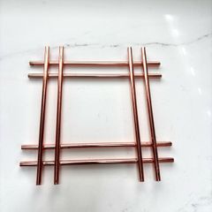 Selection of used rose gold kitchen accessories