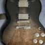 Epiphone SG Modern Figured Trans Black Fade - Electric Guitar Image 4