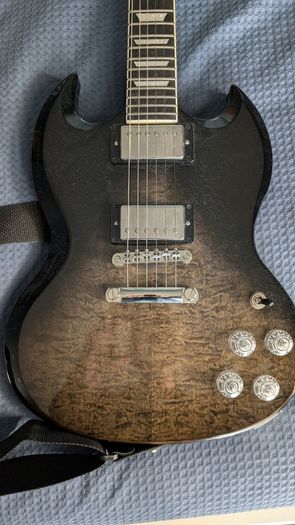 Epiphone SG Modern Figured Trans Black Fade - Electric Guitar