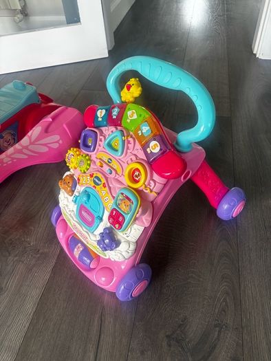 Vtech first steps walker, scuttle bug bundle