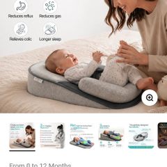 Anti reflux, anti colic pillow