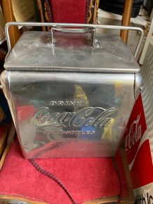 Coca Cola Genuine Cooler American Acton MFG