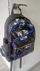 Zara large leather backpack