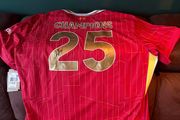 Arne Slot signed Liverpool jersey