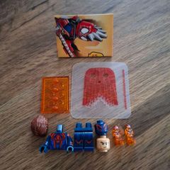 A mix of Lego Spider-Man figures