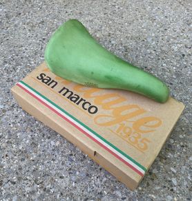Selle Marco Concor Green Suede Saddle