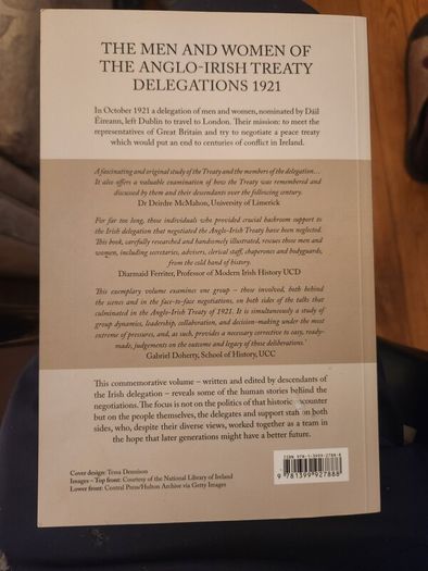 The Men And Women Of The Anglo-irish Treaty Delegations 1921. First Edition Paperback In Good Condition.