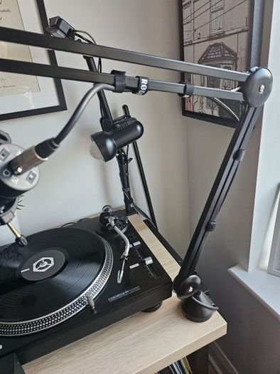 SubZero DB30 Dynamic Podcast Studio Microphone, Rode PSA 1 Boom Arm Pack