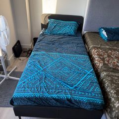 Ikea slattum bedframe with mattress 1 minth old