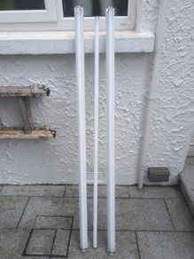 2x 5ft Fluorescent Lights with spare bulb