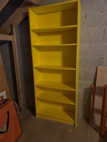 IKEA 40th anniversary Billy bookcase in bright yellow hue
