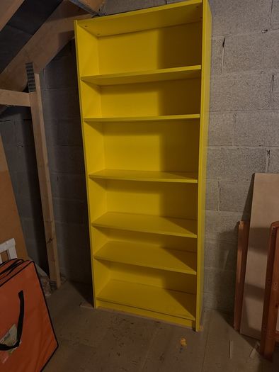 IKEA 40th anniversary Billy bookcase in bright yellow hue