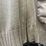 NAPAPIJRI Beige Double-zip Medium Cotton Knit Jacket Image 2